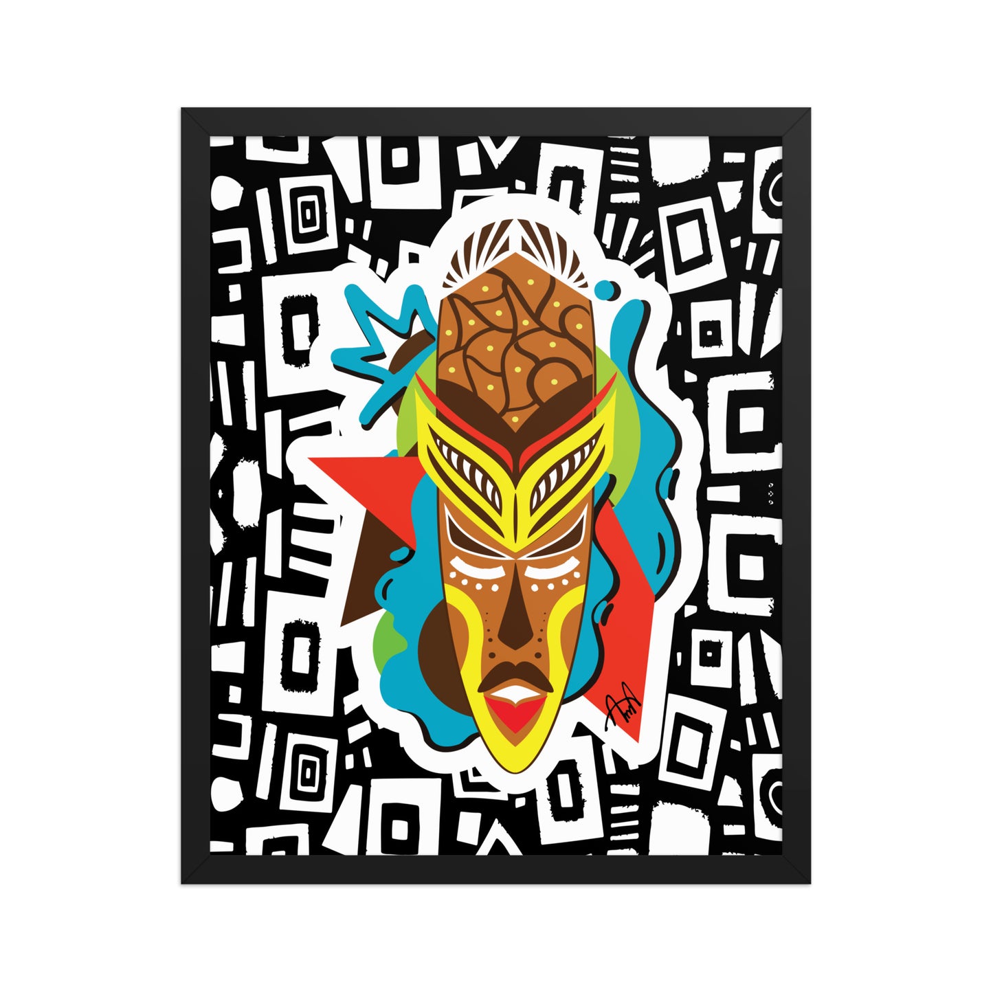 Ubara Framed Digital Painting