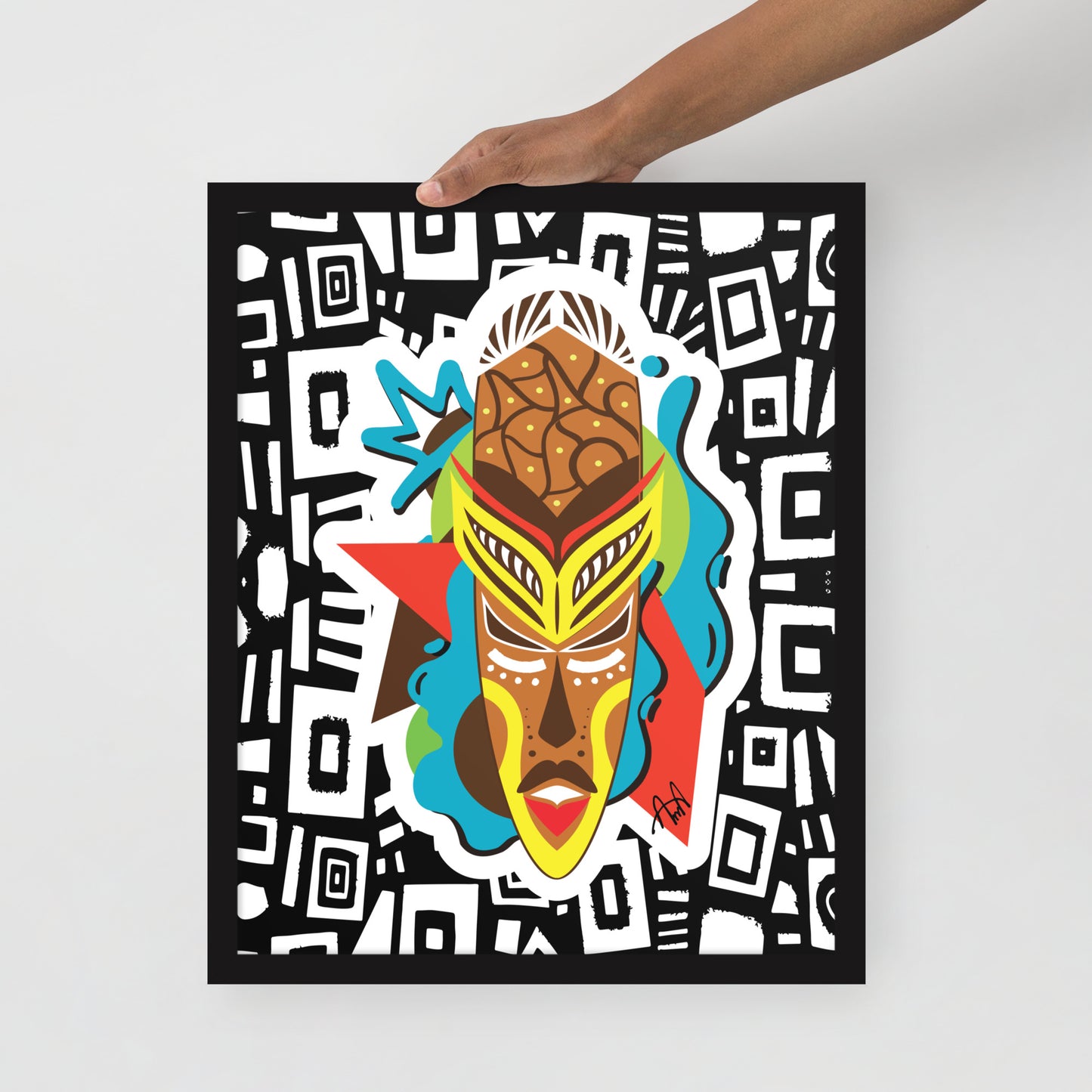 Ubara Framed Digital Painting
