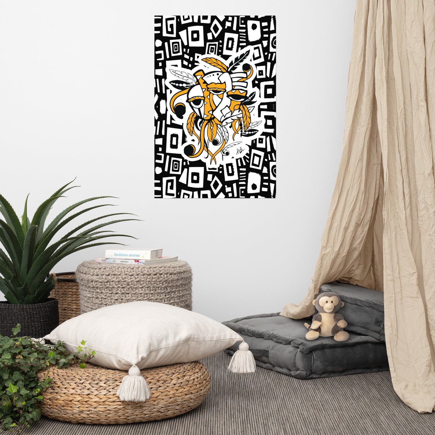 Nema Mask Poster Print