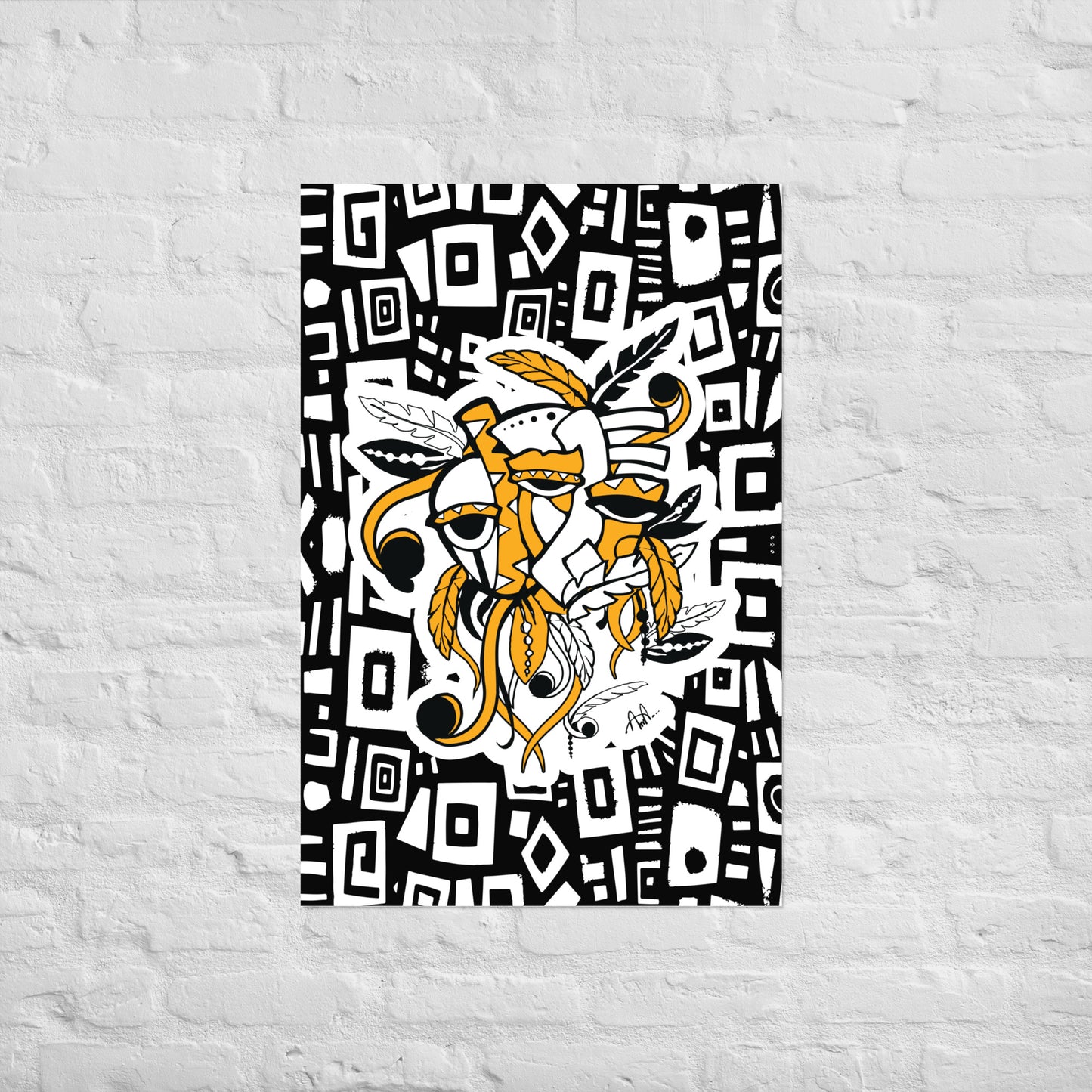 Nema Mask Poster Print