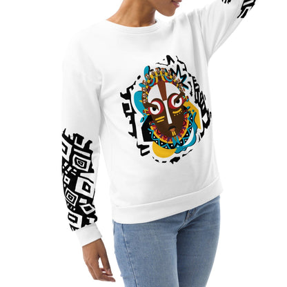 Iyoba All-Over Print Sweatshirt